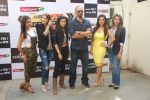 Rashmi Desai, Sagarika Ghatge, Riddhi Dogra, Rohit Shetty, Sana Khan, Asha Negi at Khatron Ke Khiladi press meet in Mumbai on 29th Jan 2015